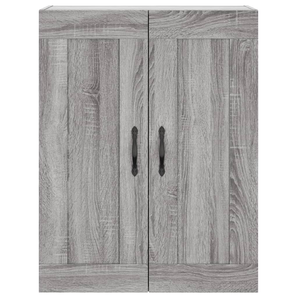 Credenza alta Grigio Sonoma 69,5 x 34 x 180 cm Truciolato