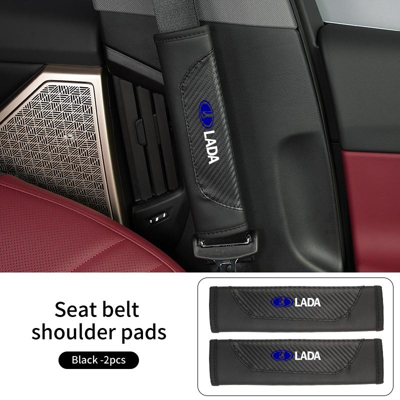 Car Safety Belt Shoulder Protection Cover Seat Belt Padding Pads For Lada Priora Sedan Sport Kalina Granta Vesta Niva Largus Vaz PP28