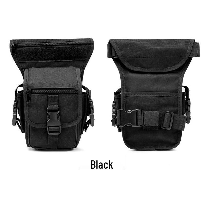 Men’s Outdoor Tactical Motorcycle Messenger & Cycling Leg Bag, Waterproof Waist Bag for Mobile Phone & Running Sports.