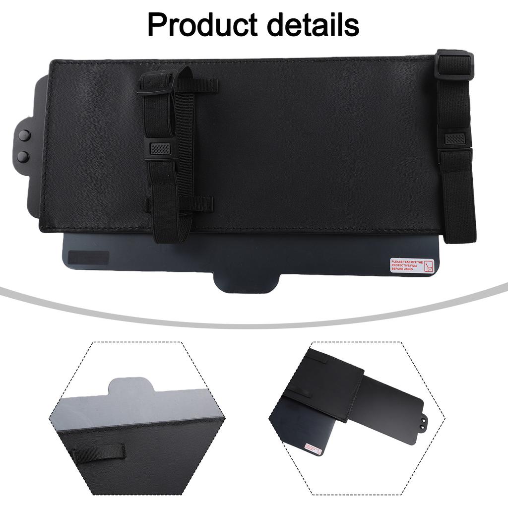 Driving Comfort Anti-glare Visor Extended Sun Visor Dual Design With Clips Easy To Clean Larger Size For Comfort