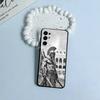 Cool S-Spartan Phone Case For Samsung S25,S24,S21,S22,S23,S30,Ultra,S20,Plus,Fe,Lite,Black Soft Silicone