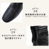 Vivian Women's Short Stretch Boots, Suitable for All Weather Conditions, 2.5cm Low Heel, Greige, Size M (23.0-23.5cm), V1670AW