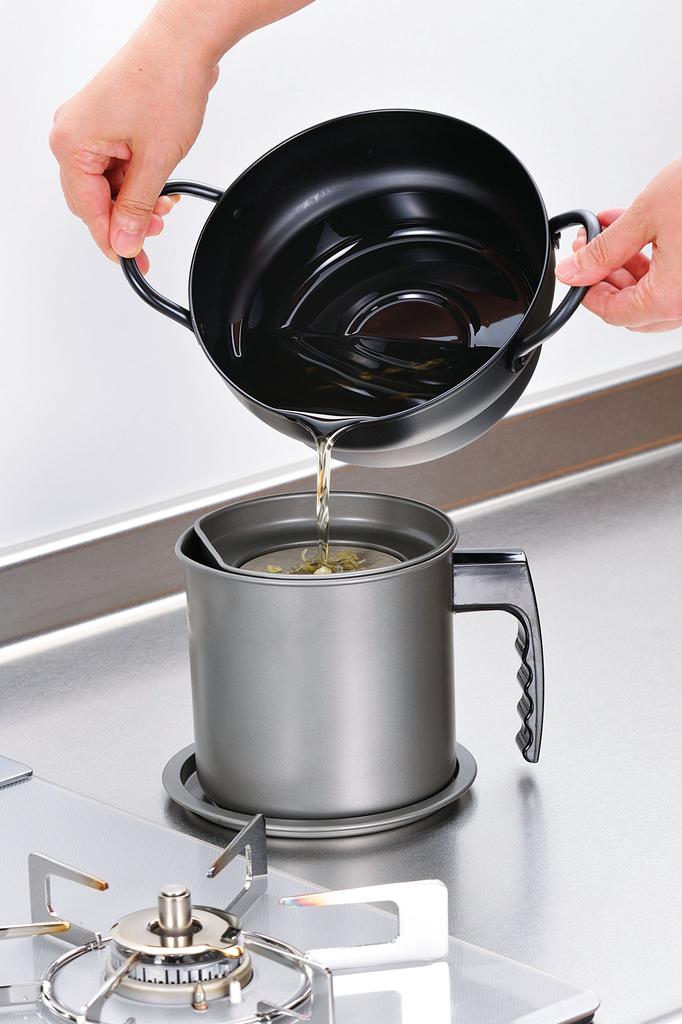 Wahei Freiz Cookware 18cm Tempura Pan Wooden Handle Fryer IH Set, & Set, Compatible, Iron, SM-9548