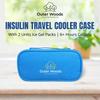 Outer Woods Insulin Cooler Travel Case with 2 Ice Gel Packs | Portable Insulin Carrier Bag for Diabetics | Keeps Insulin Cool for 6-8 Hours | Compac