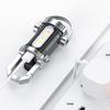 Rechargeable Keychain Flashlights 800 Lumens COB LED Work Light 7 Modes Emergency Keychain Light for Walking Hiking Emergency