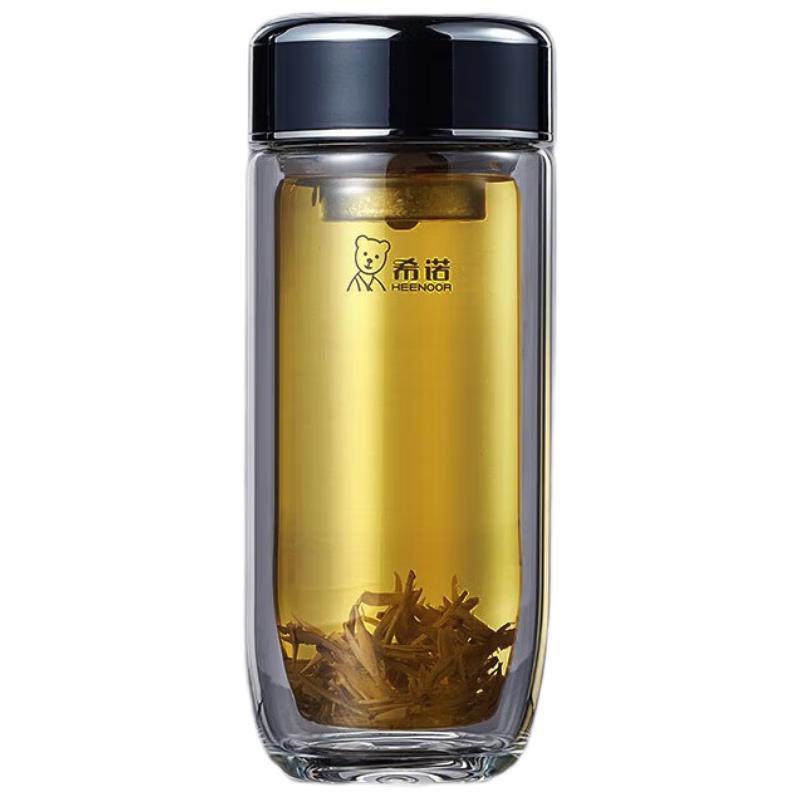Xinuo XN-1925 Double-Wall Glass Tea Infuser Bottle