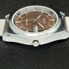 REFURBISHED VINTAGE SEIKO 5 AUTO 6309A JAPAN MENS D/D BROWN WATCH 593c-a314867-2