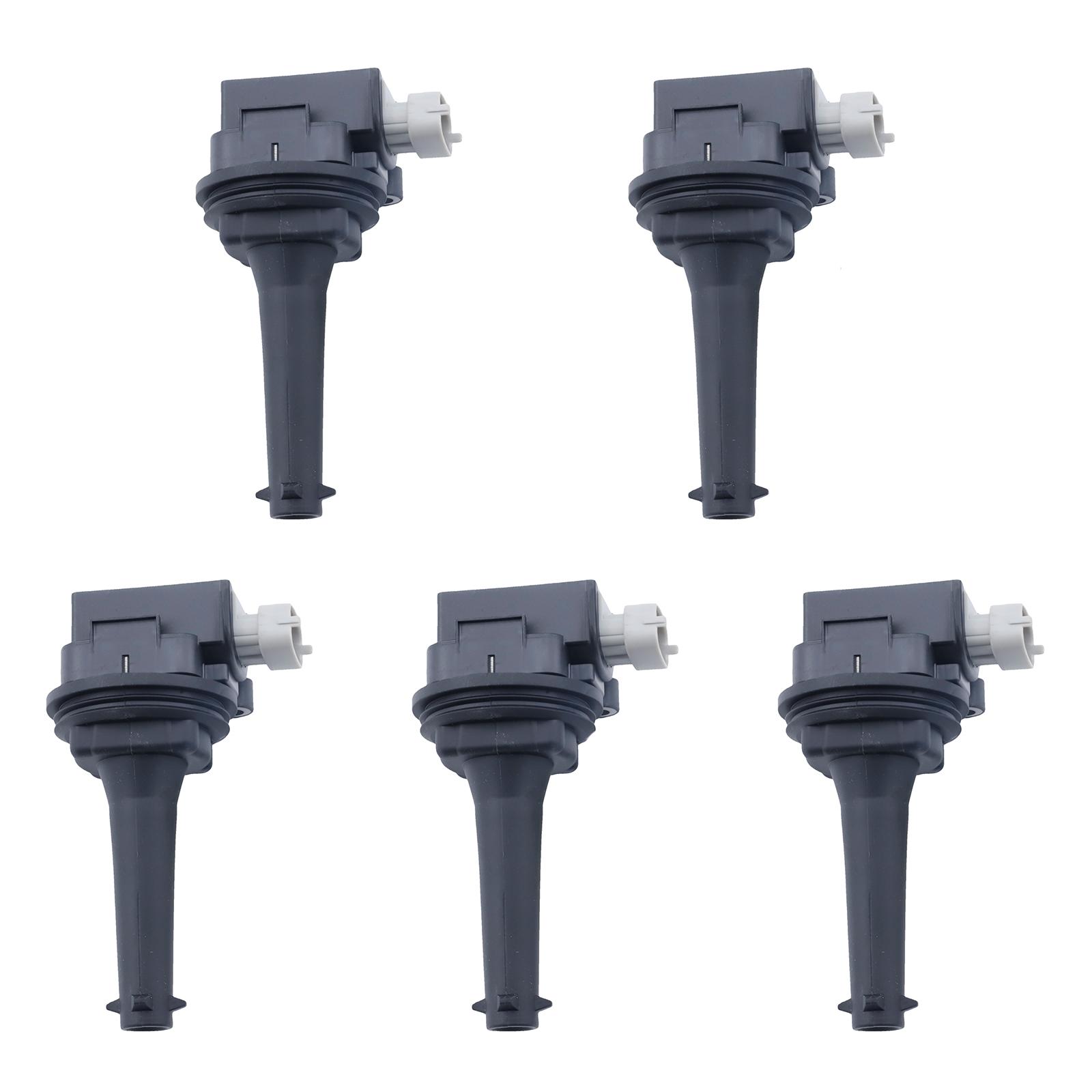 Ignition Coil Spark Plug Kit For VOLVO S40 S60 S80 V40 V50 V60 V70 C30 C70 XC60 XC70 FORD FOCUS MONDEO S-MAX 30713417 1371601 5PCS