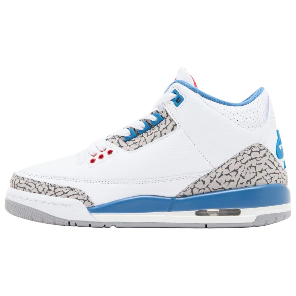 Jordan Unisex Blue/White Air 3 True 2026 Sneakers True-Fire-Red If4396-104 Cm