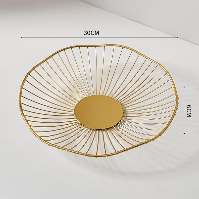 Decorațiune Creativă Restaurant Uz Casnic Lumină Lux Living Măsuță de Cafea Gustări Bomboane Coș de Depozitare