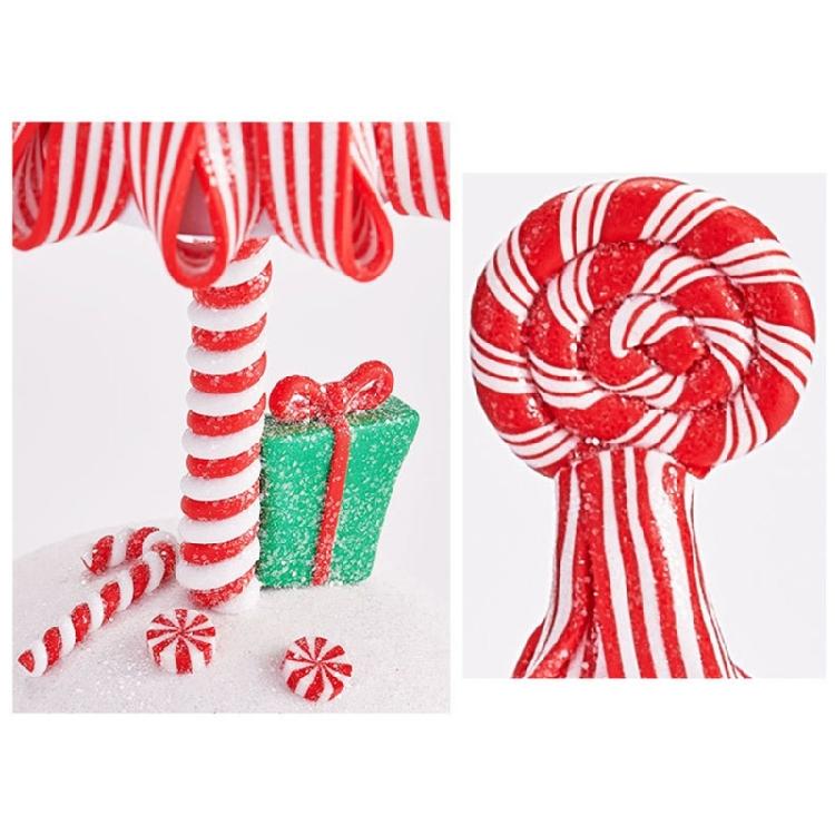 Lebhafter Zucker Weihnachtsbaumschmuck Langlebiger PVC-Schmuck für Feiertagsfeier Heim Büro Dekoration