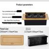 Tycoon Gold Built-in Conference Desktop Power Socket with German, European, and French Standards