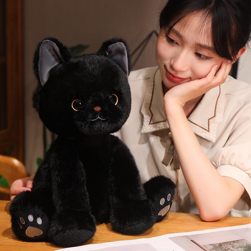 Cute Plush Kitten Doll - Creative Simulation Toy for Kids' Birthday Gift
