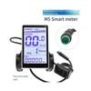 Electric Bike LCD Display Meter 5 Pin 24V 36V 48V 60V E Scooter M5 LCD Panel Screen E-Bike Bicycle A