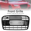 S5 Style Front Bumper Grille Grill Fit A5 S5 B8.5 2013-2016 Black