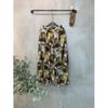 C S In The Room mIne Pattern Pleated bandIng Long Skirt C
