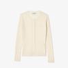 Lacoste Women's Slim Fit Rib Knit Crew Neck Cardigan AF2560-54N70V
