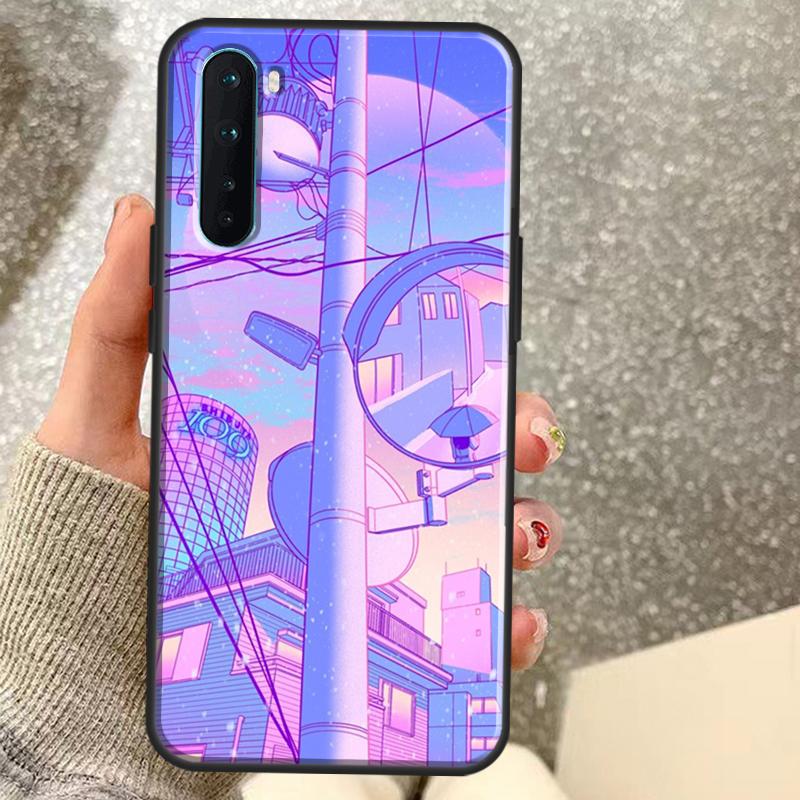 Pastel Japan Kyoto City Case For OnePlus 15 12 13 11 10 9 Pro 13R 13T 12R 10T 10R Nord CE 5 2 3 4 Lite N20 N30 Coque
