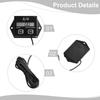 7*4*2cm Hour Counter Elcometer Digital Hour Meter Customizable Induction Wire Length Epoxy Sealed For Durability