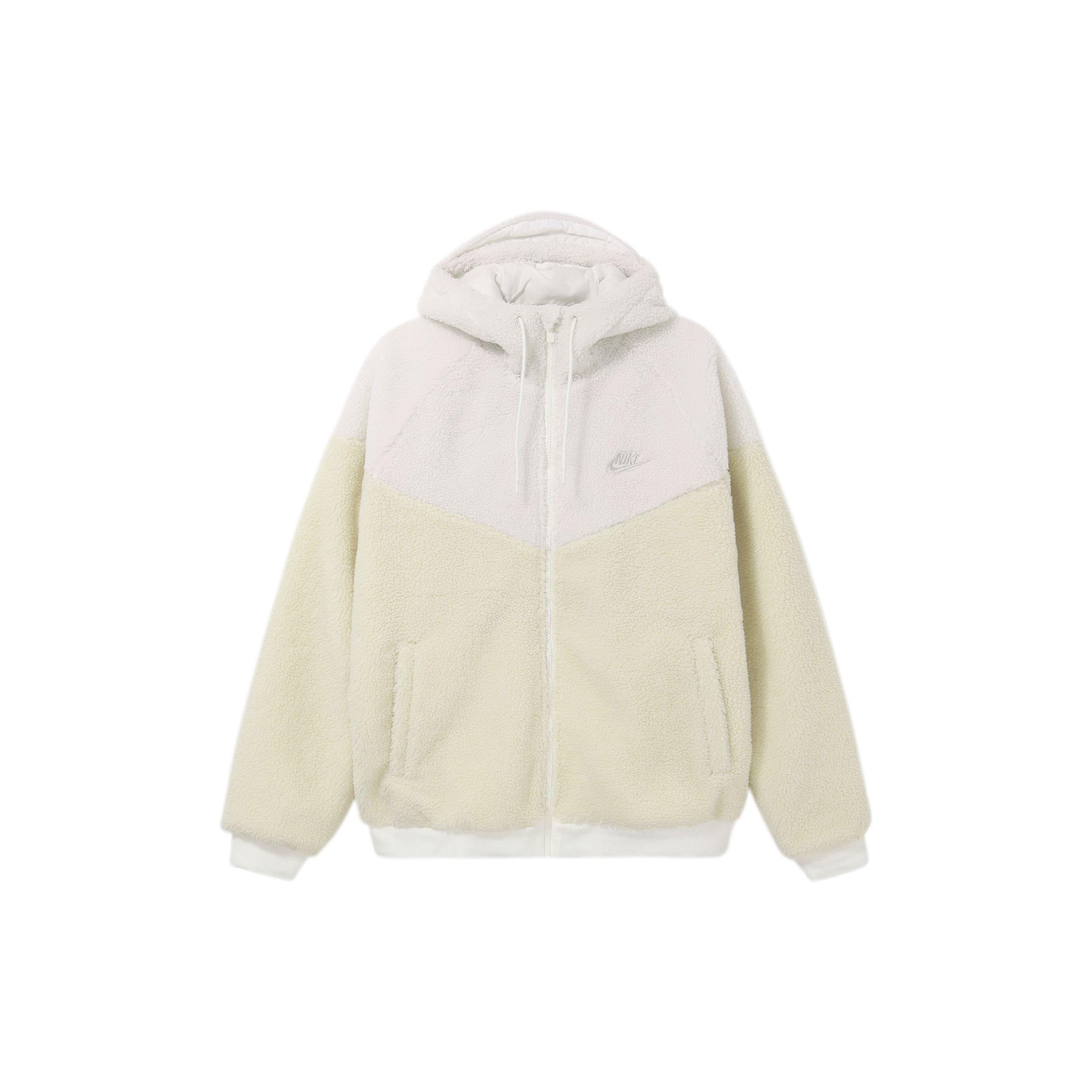 Nike Sportswear Berber Fleece Full-Zip Hoodie White DD0300-137 L