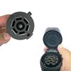 7 Pin to 13 Pin Converter Adapter for Stable Trailer Lighting System Enhanced Driving Safety Secure Brake Light Function