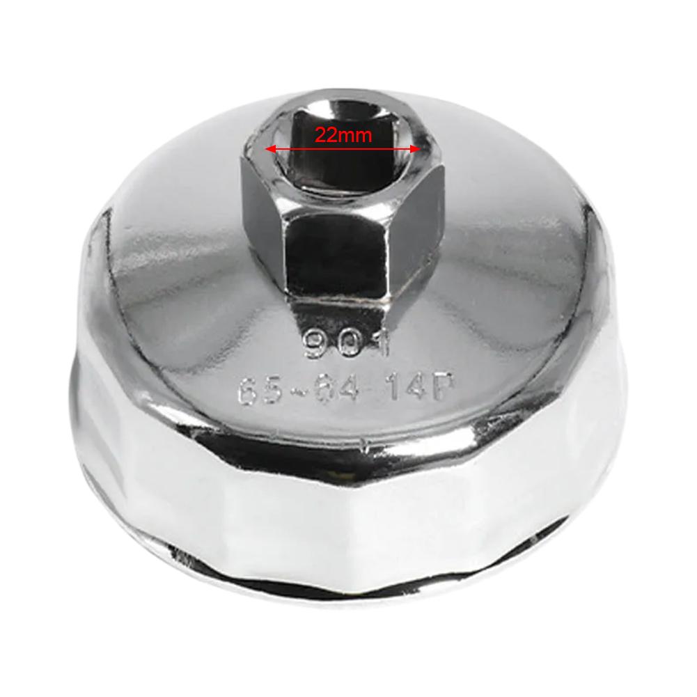 901 Oil Filter Wrench 1/2" Square Steel Filter Socket Wrenches Oil Grid Disassembly Hand Repair Tools