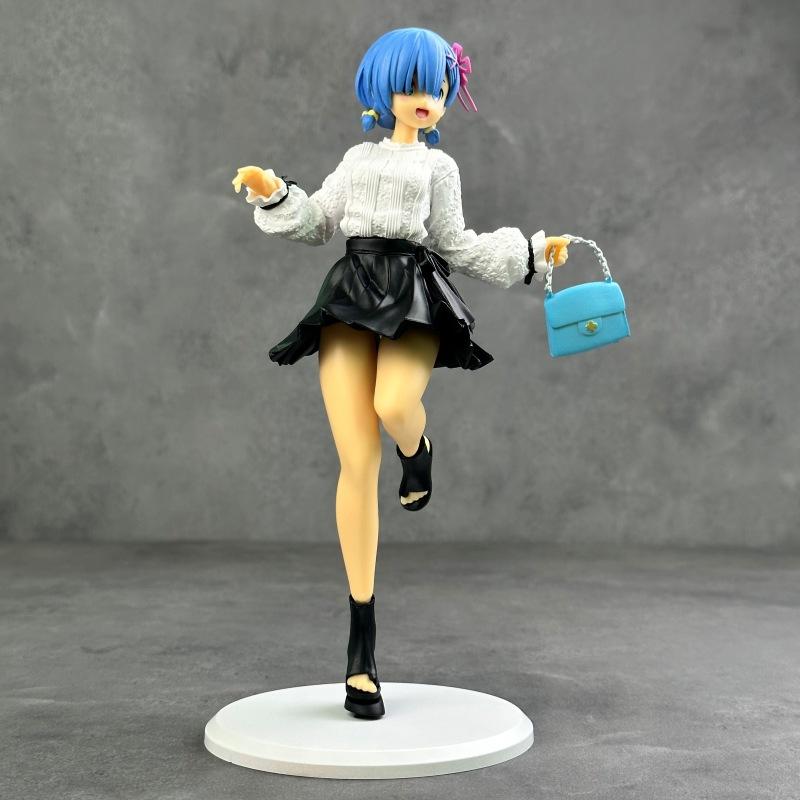Life in a Different World from Scratch: Rem’s Different Color Standing Two-Dimensional Beautiful Girl Figure Anime Ornament