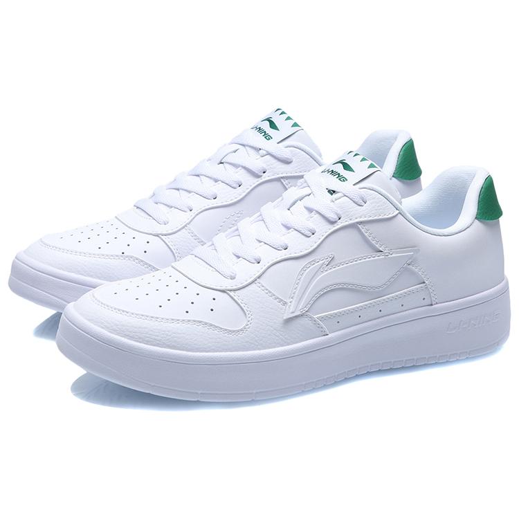 Li Ning Synthetic Leather, Artificial Leather Coverage Thermal Slip Resistant Low Top Skateboard Shoes Men's AGCS419-2