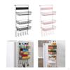 Organizador de despensa de 3 niveles para puerta, almacenamiento de especias para armario y dormitorio