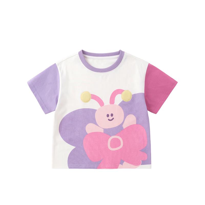 Dudu Home 100% Cotton Boys' Cartoon Short Sleeve T-Shirt