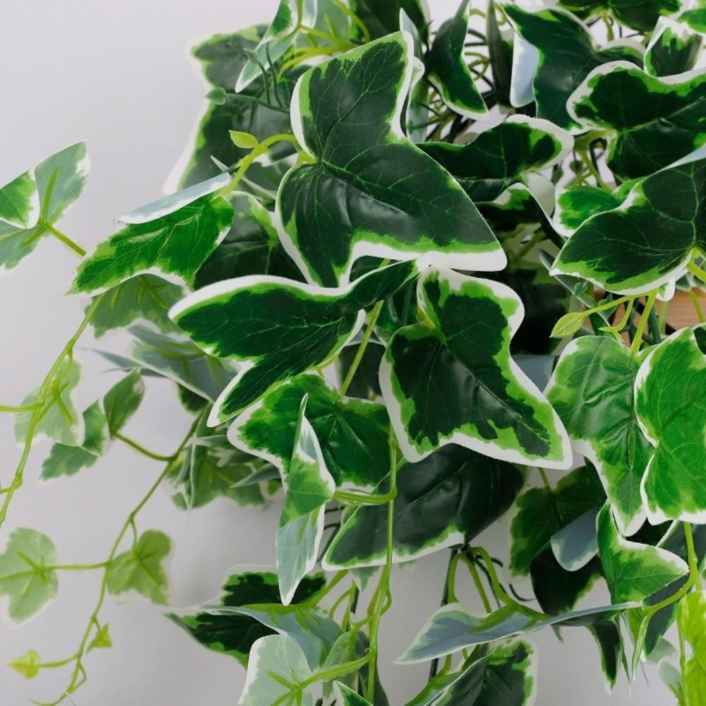 Plastic Fake Hanging Plants Handmade Artificial Realistic Vine Plants Lifelike Decorative Simulation Greenery Photography Props