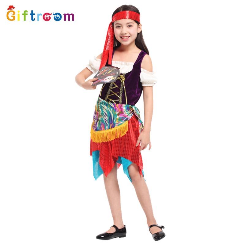 Halloween Cute Little Girl Princess Cosplay Stage Show Costume Masquerade Party