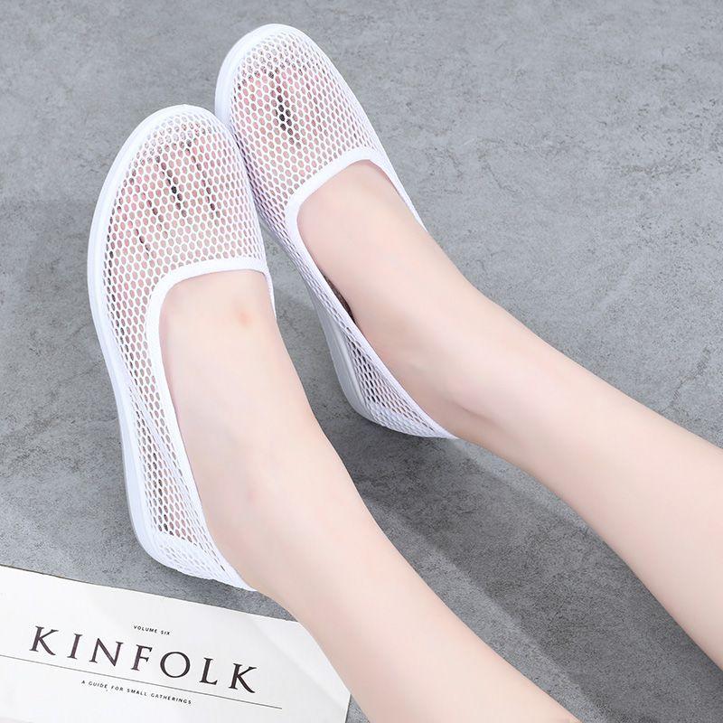 

Удобные и дышащие летние женские сандалии Модные и легкие женские туфли на плоской подошве 41