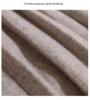 Color-Blocked Pleated Wool Knit Skirt - Elastic Waist, Korean Style, Autumn/Winter Casual Mini Skirt for Women