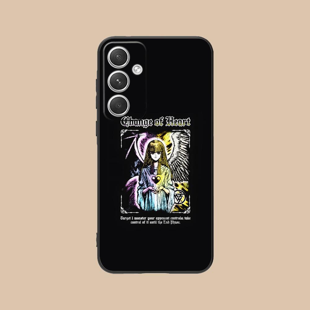 Yugioh Change of Heart Phone Case for Samsung Galaxy S26 S25 S24 S23 S22 S21 S20 Note20 Plus FE Ultra Colorful Cover Cellphones