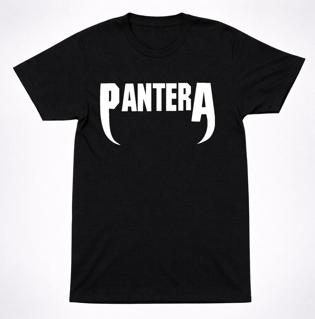 Pantera Fanged Logo Teeth Black T-Shirt Classic Groove Metal Band Graphic Tee S