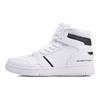Li Ning Non-Slip Wear-Resistant Lightweight High-Top Skate Shoes Women Sneakers White Black AGCN358-3