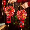 Red New Year Decoration Red Berries Gold Bell Chinese New Year Hanging Pendant Greeting Lucky Charm Spring Festival Ornament