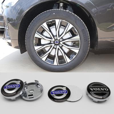 56mm Wheel Hub Sticker 60mm Car Wheel Center Hub Cap Tire Rim Cap Accessories For Rdesign T6 AWD C30 C70 S40 S60 S70 S80