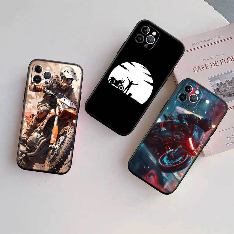 Motorcycle Racing Phone Case for Xiaomi Poco C40 C51 C50 C55 C65 C71 C75 C85 F8 F7 F6 F5 F3 F2 X7 X6 X4 X3 X2 M7 M6 M5 M4 M3 M2 Pro