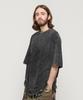 CARGOBROS Pig Dyed Overbox Short Sleeve Tee (Black)