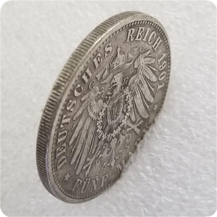 1901 Deutsche Gedenkmünzen zum Sammeln und Andenken aus Silber