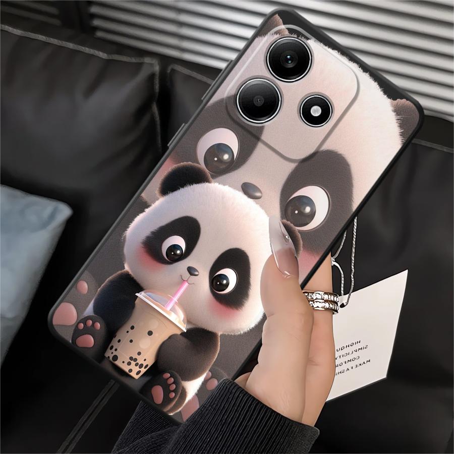 

Phone Cover Case for Xiaomi Redmi Note 14 A1 A2 A3 12S 9 8 7 12 11 Pro 11S 14C 13 Pro Plus A4 A5 K40 K80 10 12C 13C Cute Panda Redmi Note 11 Pro 5G