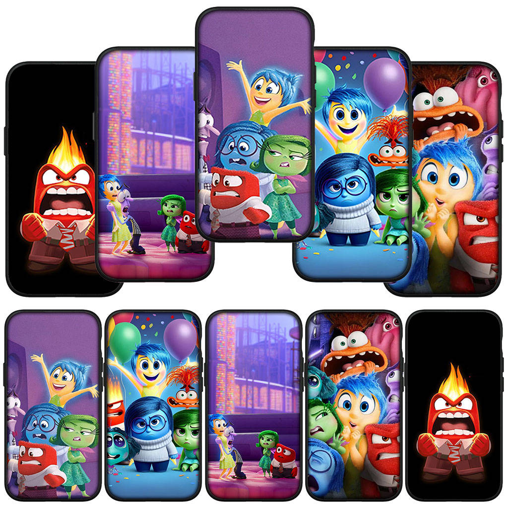 

Phone Case for Samsung Galaxy S24 S23 iPhone 15 14 Xiaomi Redmi Note 13 12 11 8 10 9 Pro Max X XR OPPO A15 Huawei Sadness Inside Fear Out Cover