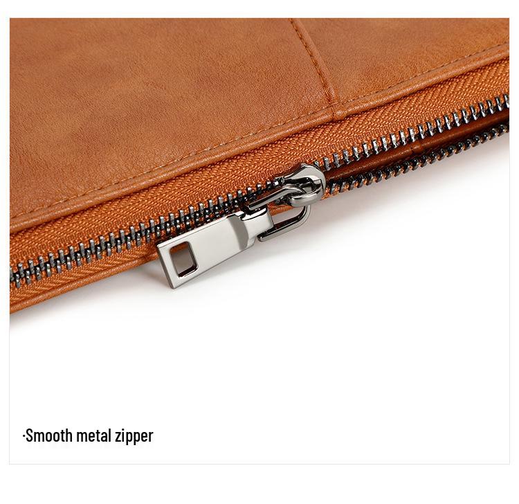 2024 RFID Travel Passport Holder & Ticket Organizer - Multifunctional Zip Document Bag