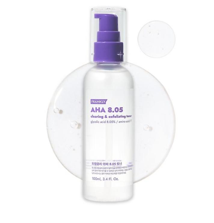Frankly AHA 8.05% Exfoliating Toner 100ml – Dead Skin & Pore Care