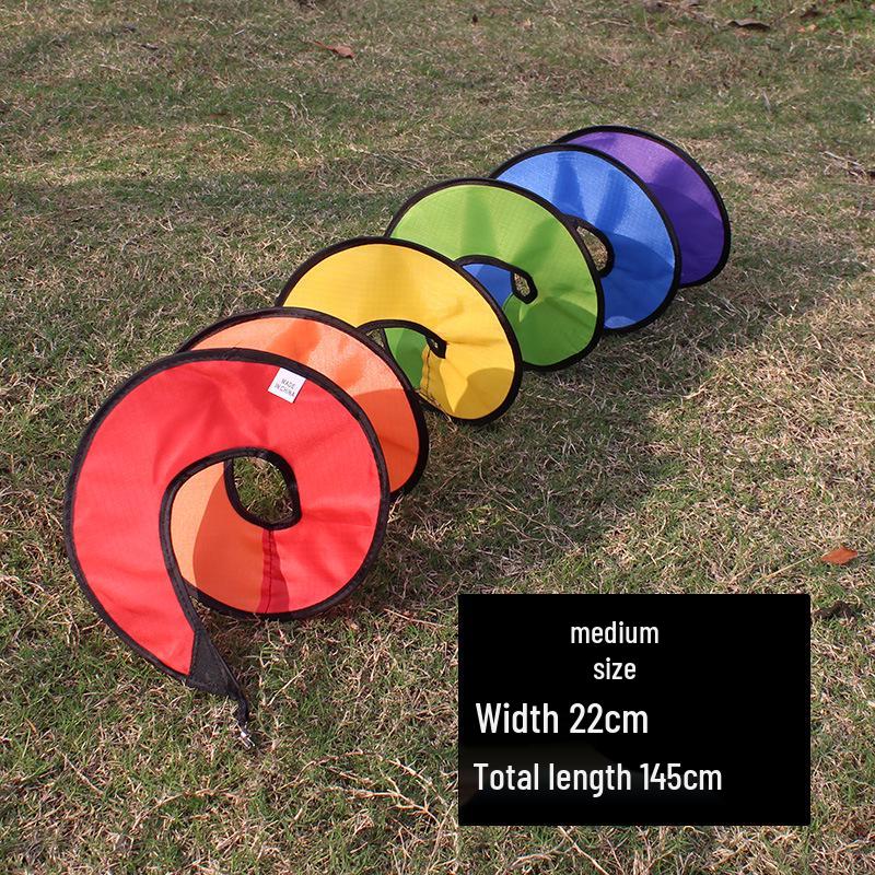 Rainbow Hot Air Balloon Garden Wind Spinner Ornament