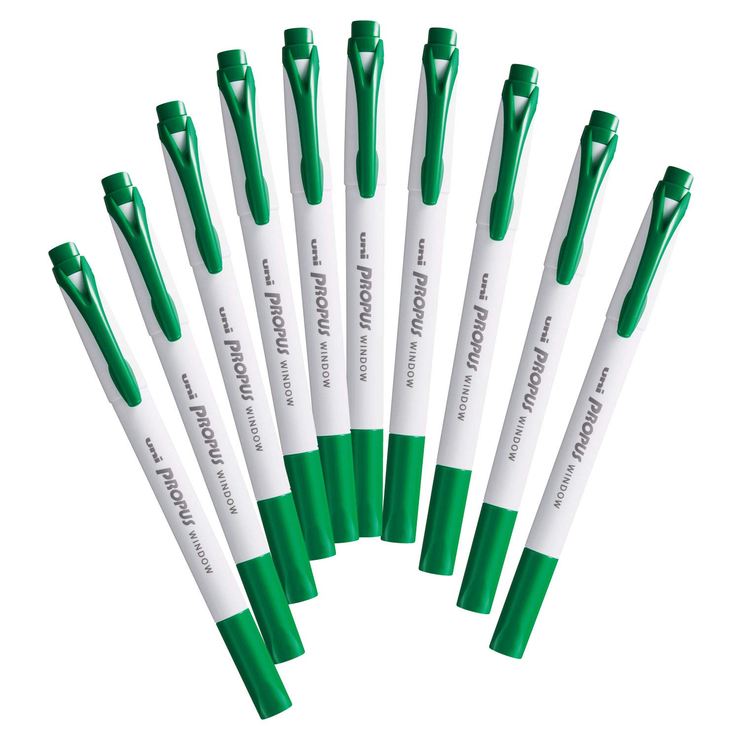 

Mitsubishi Pencil Color Marker Window Pro-Pass Green, 10-Piece Box, PUS103T.6 зелёный