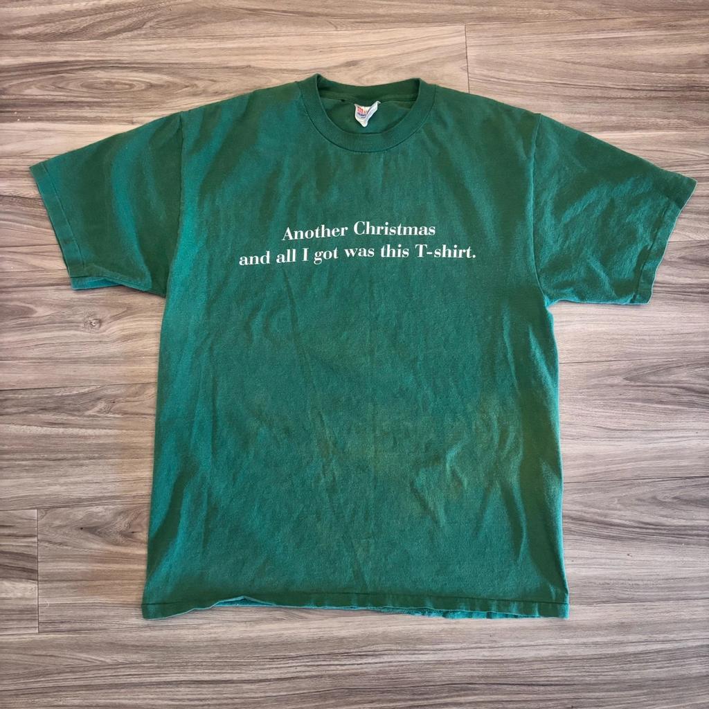 Vintage “Another Christmas and All I Got Was This T-shirt” Single Stitch Size L