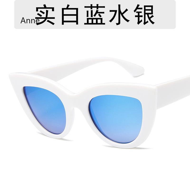 Vintage Cat Eye Sunglasses Woman  Designer Retro Sun Glasses Female Fashion Mirror Outdoor Shades Gradient Oculos De Sol